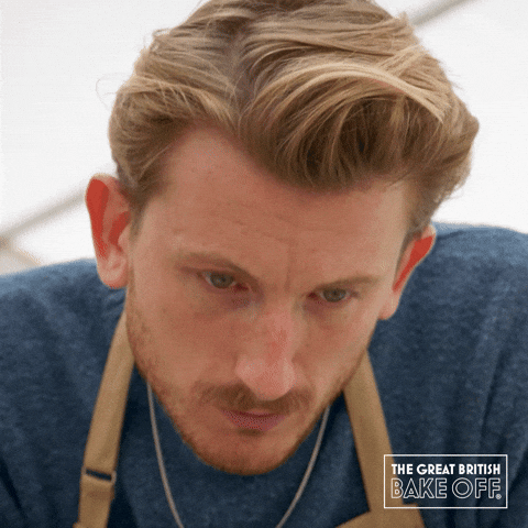 Tom Oops GIF by The Great British Bake Off