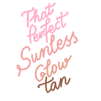 Pg Fake Tan Sticker by Perfect Glow Sunless