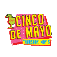Happy Cinco De Mayo Sticker by Chuy's
