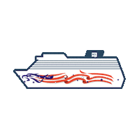 Hawaii Ship Sticker by Norwegian Cruise Line