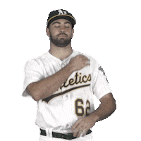 oakland athletics sport Sticker by MLB