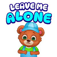 Angry Go Away Sticker by Lucas and Friends by RV AppStudios