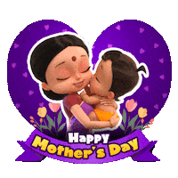 Celebration Mom Sticker by Chhota Bheem