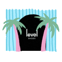Palm Trees Summer Sticker by Level Shoes