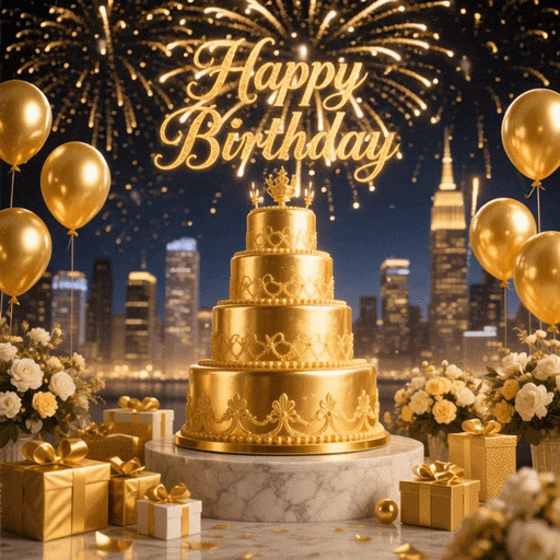 llwuStudio01 celebration birthday cake confetti GIF
