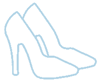 High Heels Power Suit Sticker by Caroline Romano