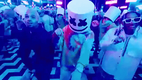 chris brown GIF by Marshmello