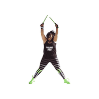 momofoster pound poundfit ripstix makenoise Sticker