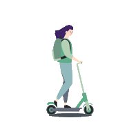 vgn_freizeit roller escooter vgn vgnfreizeit Sticker