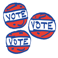 Usa Vote Sticker