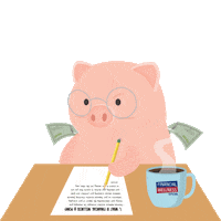 finwellatpenn working finals studying homework Sticker