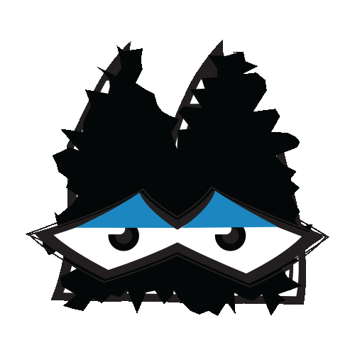 Burnout Blinking Sticker by Stamatia Alexaki
