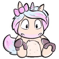 Mina Einhorn Sticker by glitzerimkopf