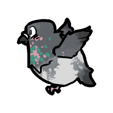 Pigeon Teodoro Sticker
