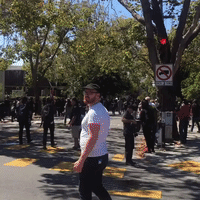 Smoke Bombs Set Off During Berkeley Protests