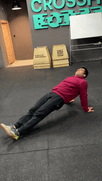 Reverse Plank GIF by Crossfit Boran