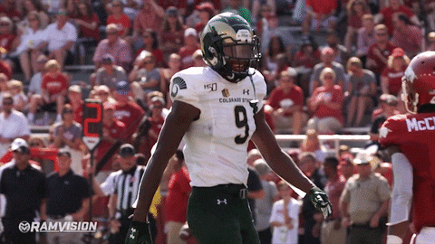 Rams Football Csurams GIF by Colorado State Rams