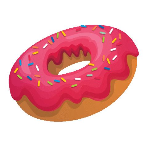 Doughnut Sticker by Budgy Smuggler