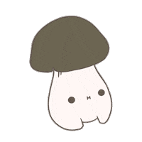 abitoads wink awkward blink mushroom Sticker