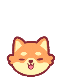 shiba inu Sticker by Piffle