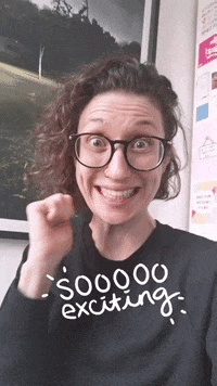 amycaiger yay woohoo exciting whoop whoop GIF