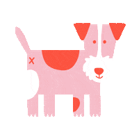 Dog Pooing Sticker