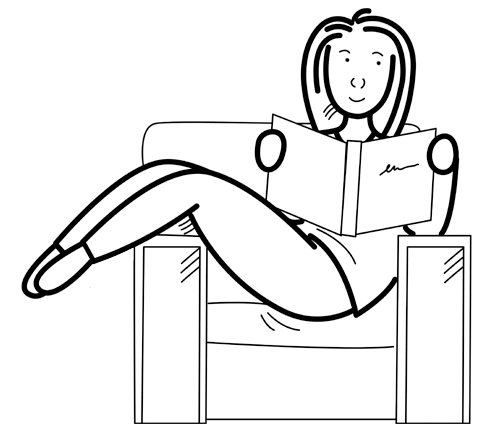 nieznamsienazartach giphyupload girl relax book Sticker
