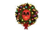 Christmas Gomez Sticker by Mezco Toyz