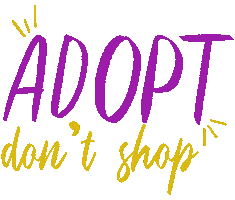 Adopt Dont Shop Sticker by HeARTs Speak