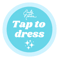 Dress Glow Up Sticker by Emily Norris