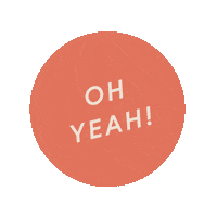 WELIKEMONDAYS yeah oh yeah coral juhu Sticker