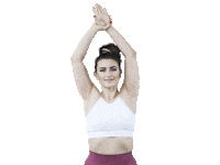 Good Morning Yoga Sticker by FUNKYFITNESSGIRL