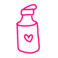 neon love Sticker