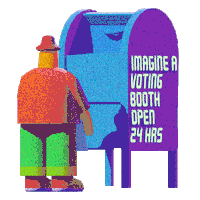 Voting 2020 Election Sticker by INTO ACTION