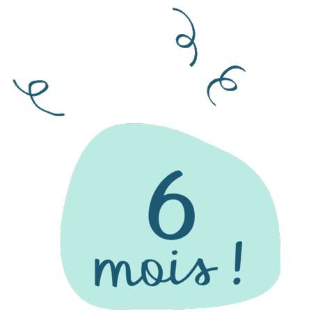 6 Mois Sticker by Pampers Belgium - The Netherlands