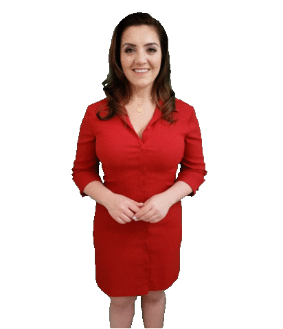 Pointing Wow Sticker by Mortgage with Maria