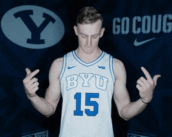 Byu Basketball Sport GIF by BYU Cougars