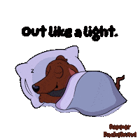 Tired Night Night Sticker by VeeFriends