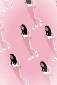 duannemarquesbruno illustration pink adidas graphicdesign GIF