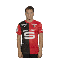 Rouge Et Noir Football Sticker by Stade Rennais F.C.