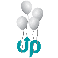 uptain celebration celebrate up fly Sticker