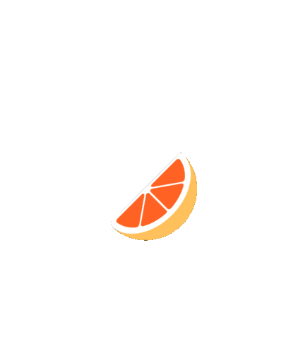 Orange Pop Sticker by Spindrift Sparkling Water