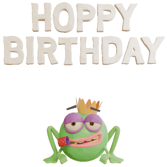 Happy Birthday Sticker by mattbag3d