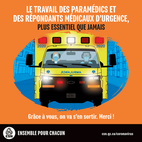 lacsn giphyupload coronavirus covid19 quebec GIF