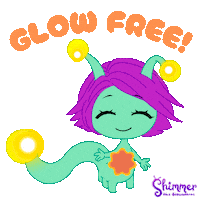 Good Vibes Yes Sticker by ShimmertheGlowworm