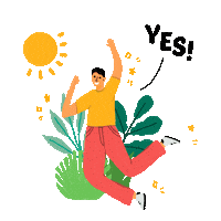 Happy Sun Sticker by Hello All