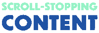 Scroll-Stopping Sticker by Content Factory
