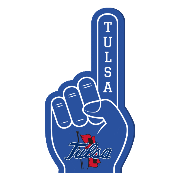 tu utulsafoamfinger Sticker by utulsa