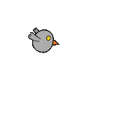 Bird Flying Sticker