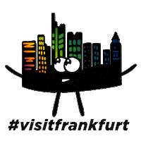 Skyline Hochhaus Sticker by visitfrankfurt